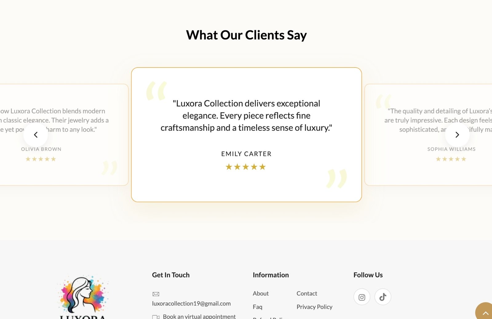 Image gallery marquee