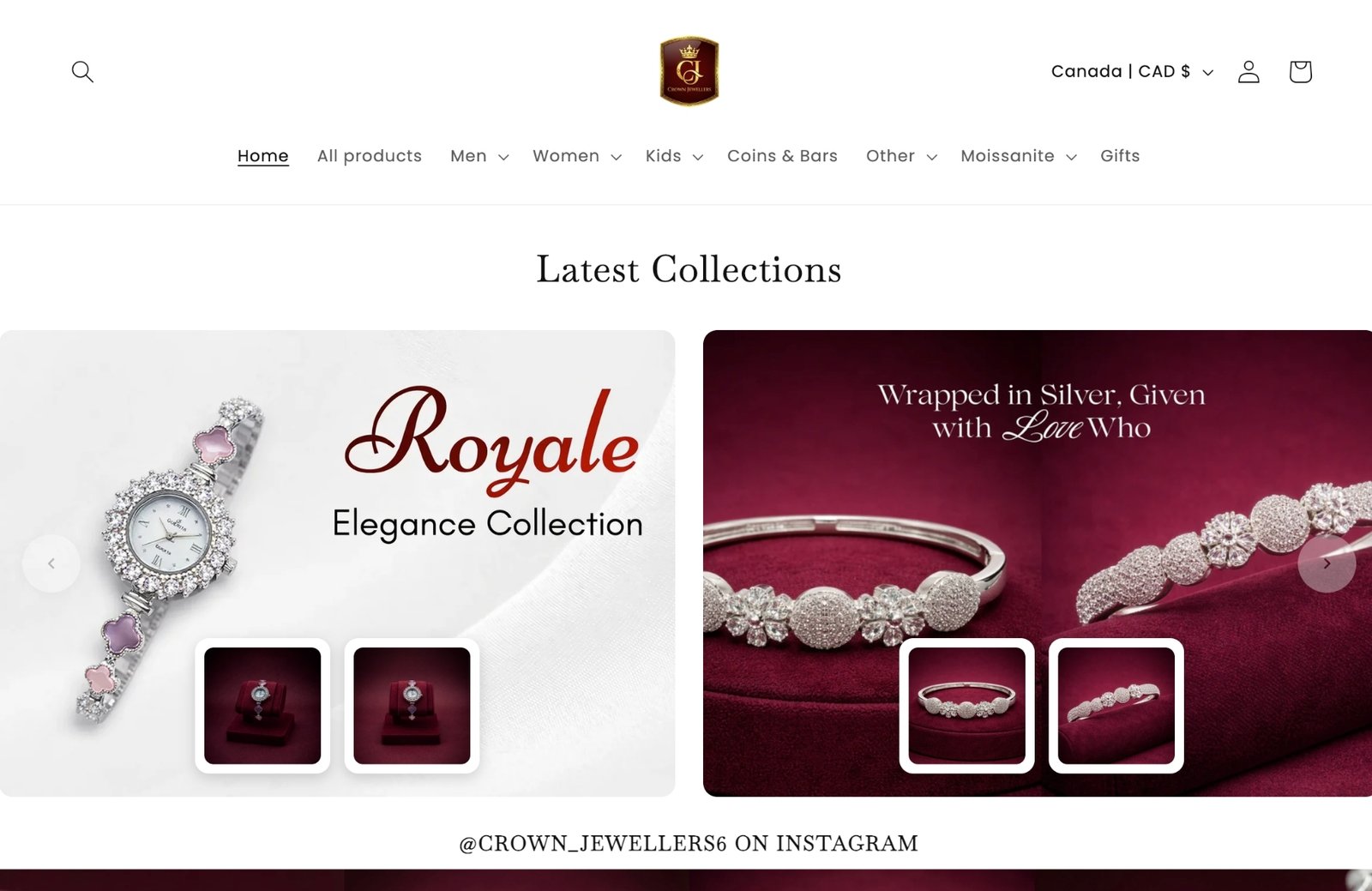 Image gallery marquee